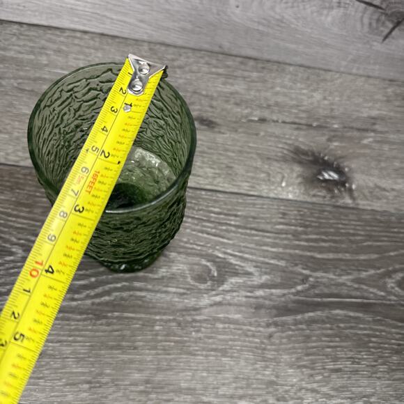 Lenox Impromptu Hand Blown Crystal Glasses 7” Avocado Green Goblets ~1 Pc - Picture 6 of 8